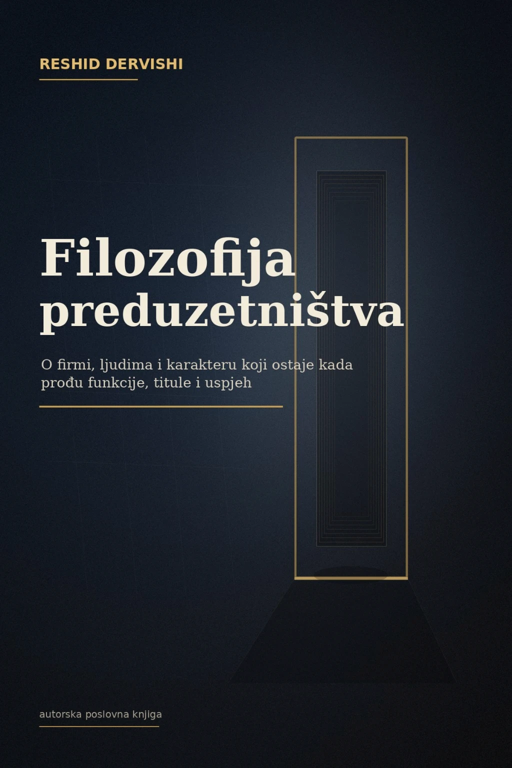 Korice knjige Filozofija preduzetništva